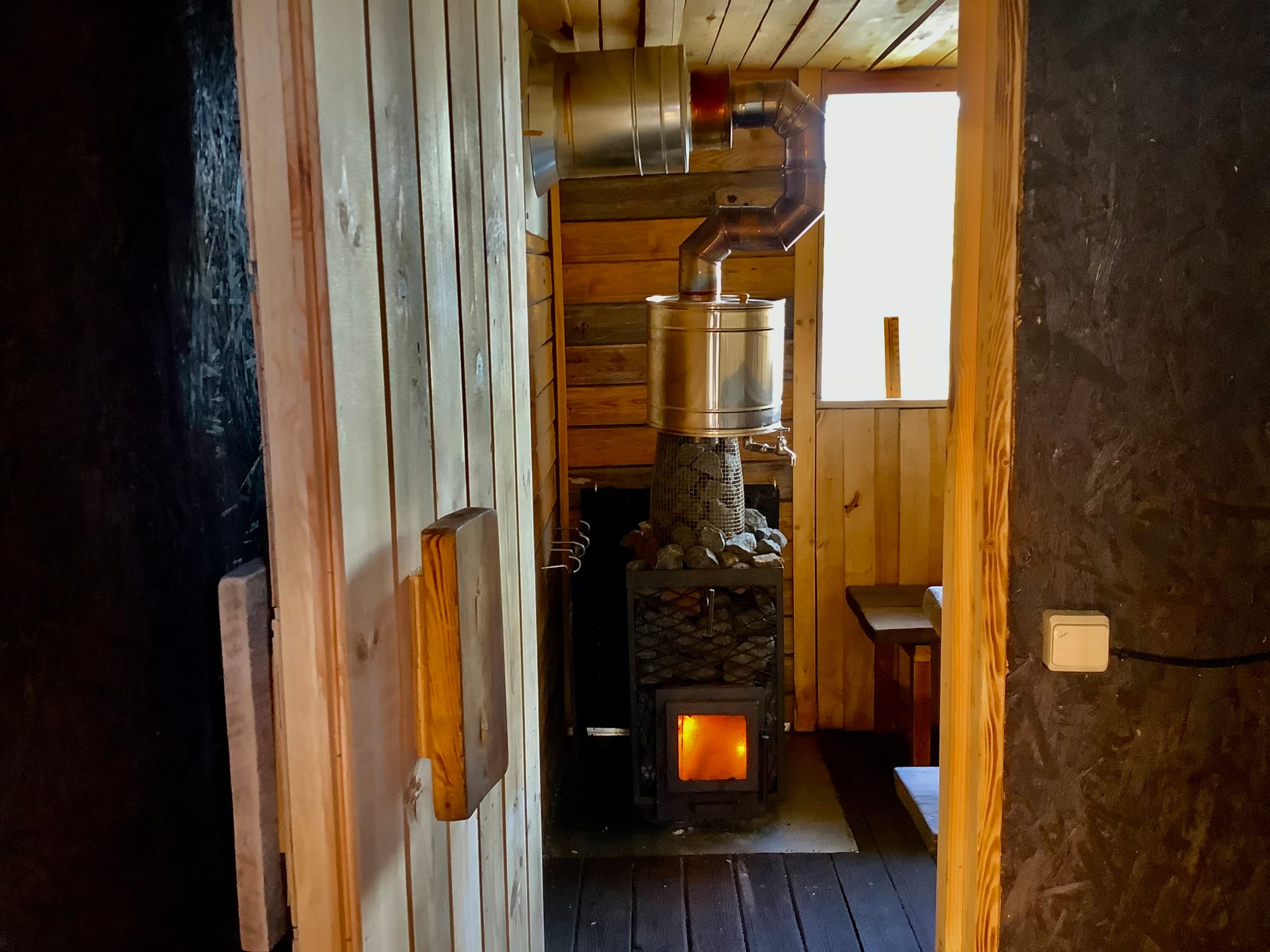 Floating Sauna in the Center of Riga