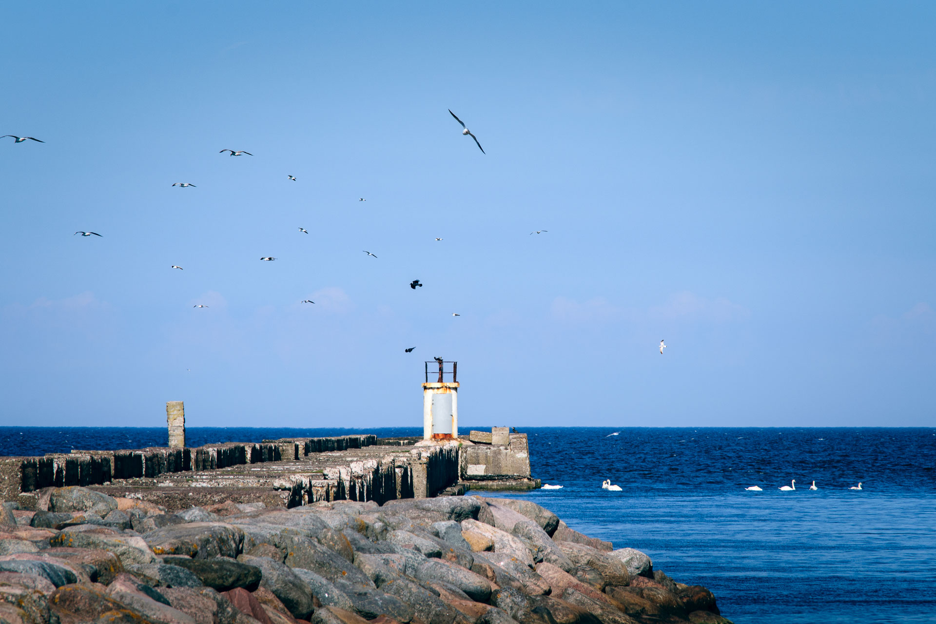 Latvia seaside in Roja