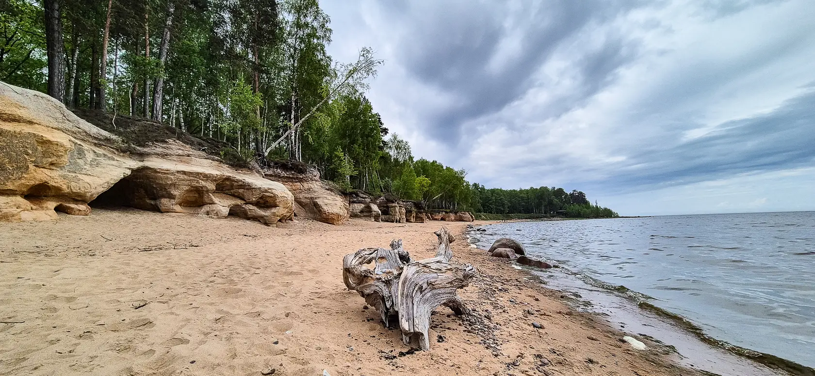 Latvia’s Wild Seaside Escape–Walk, Swim & Cross into Estonia